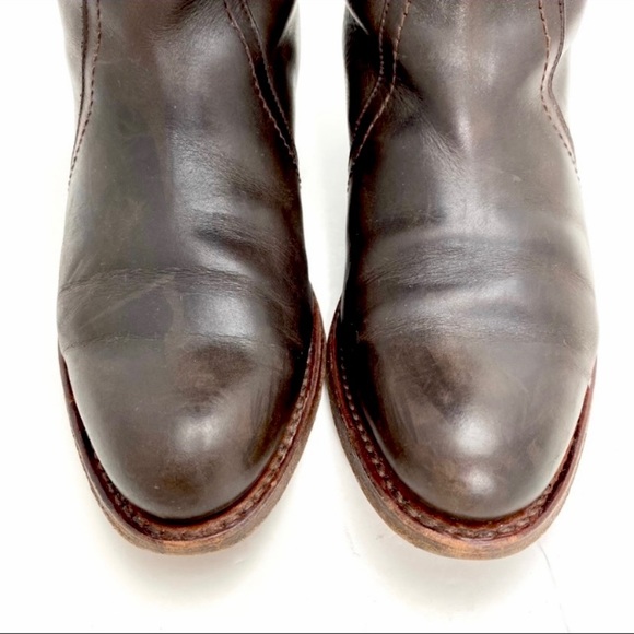 Frye 77561 Belted Dorado Riding Leather Knee High Boot in Brown - Picture 3 of 9
